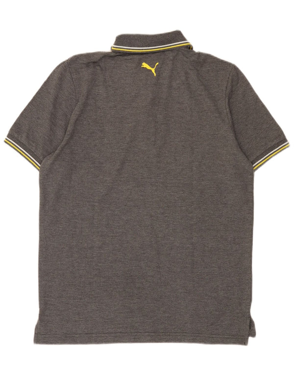 Polo Puma Hombre Pequeño Gris Moteado