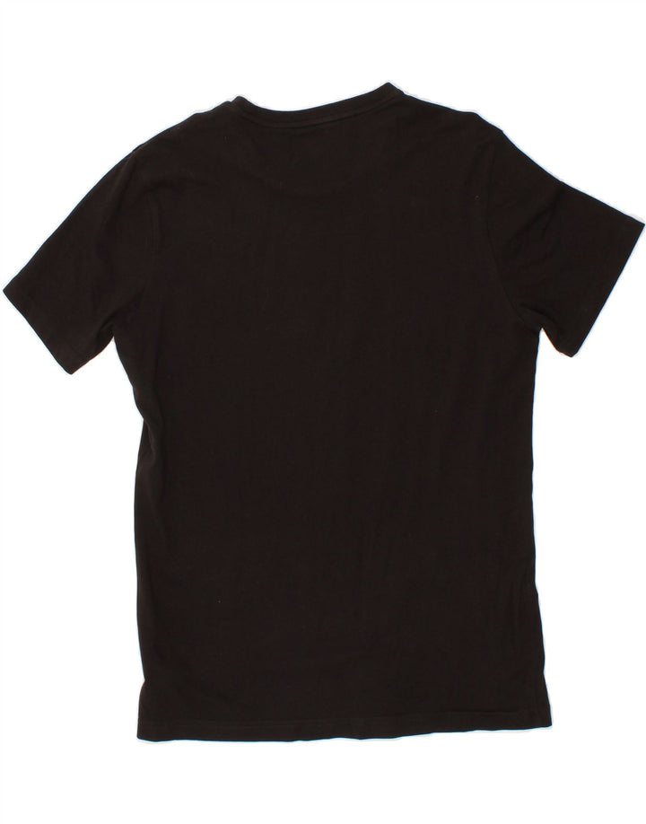 PUMA Mens Graphic T-Shirt Top Medium Black Cotton Vintage Puma and Second-Hand Puma from Messina Hembry 