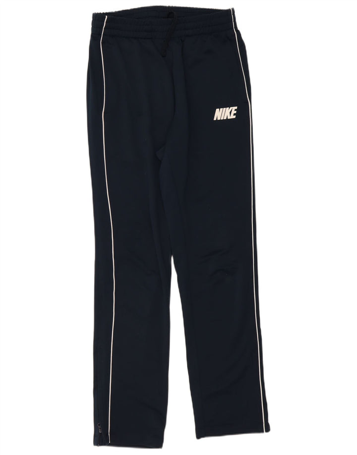 Nike Pantalones de chándal para mujer UK 10 Small Azul marino Poliéster