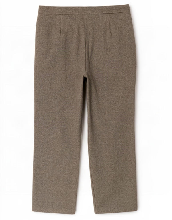 Marks & Spencer Pantalones Casuales Rectos para Mujer UK 40 Large W36 L29 Gris
