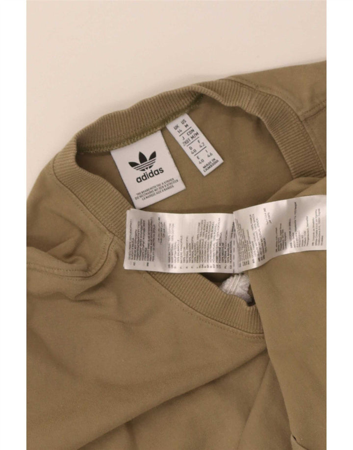 Adidas Camiseta para mujer Top UK 14 Medium Khaki Cotton