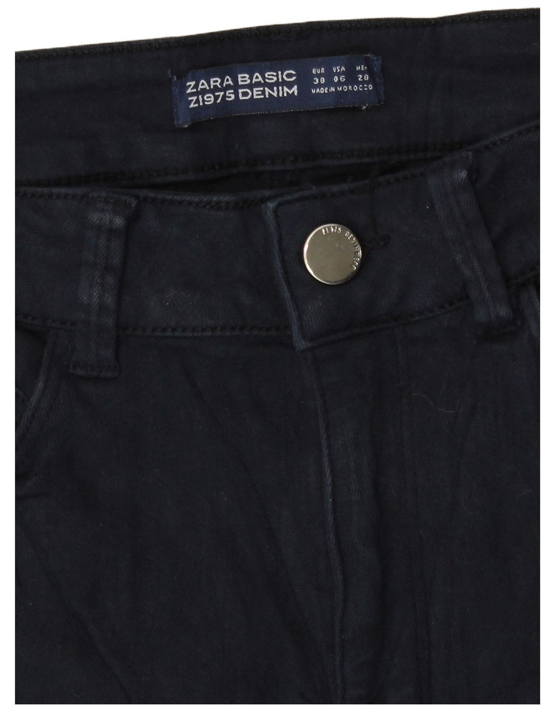 Zara Jeans Slim para Mujer EU 38 Small W28 L28 Azul Marino
