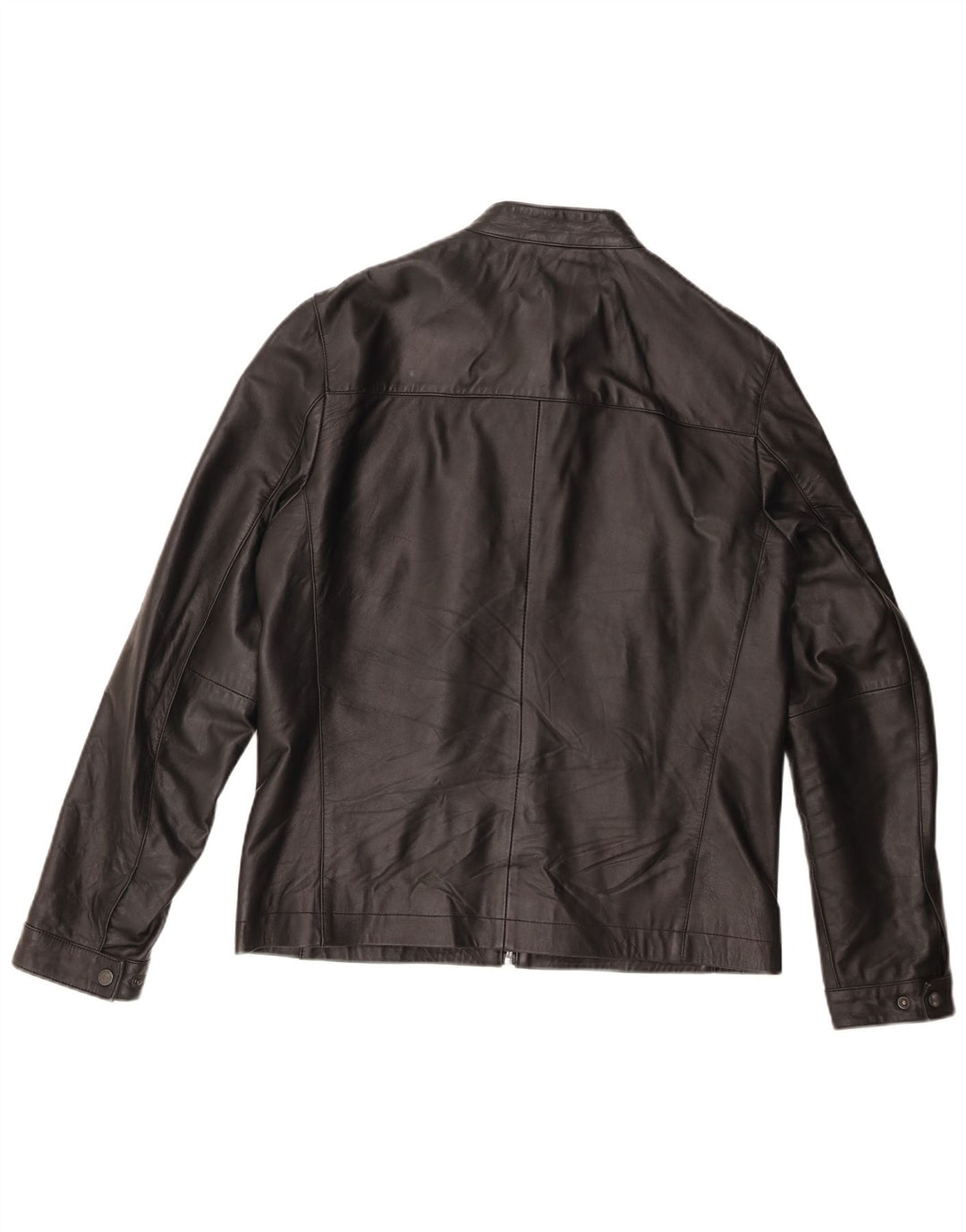 Ted Baker Chaqueta de cuero para hombre Talla 4 Cuero negro grande