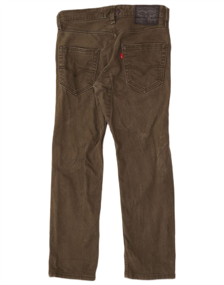 Levi's Hombre 511 Slim Jeans W28 L26 Algodón Verde