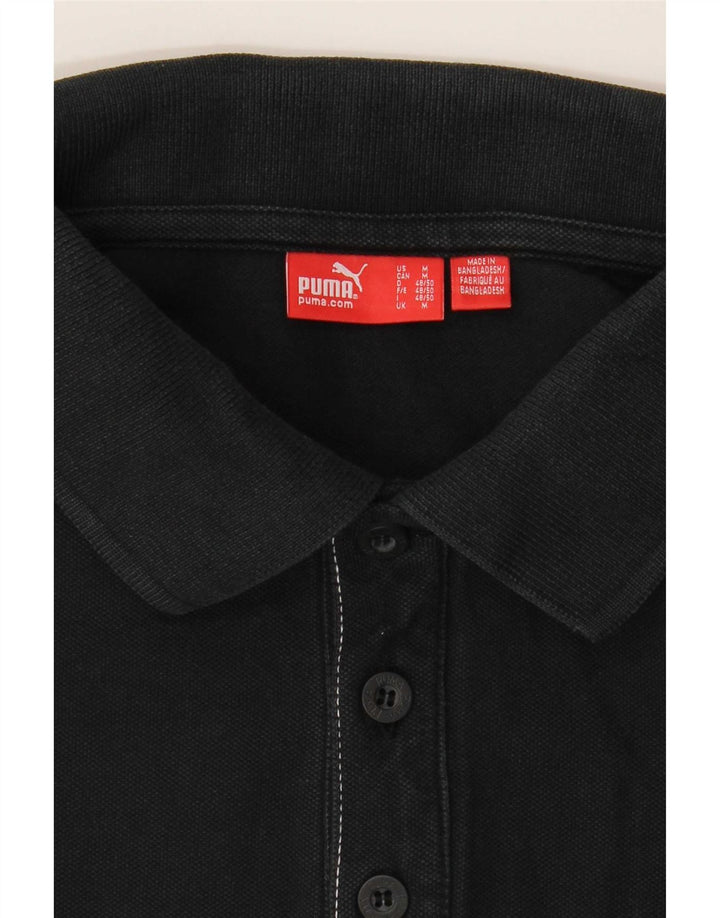 Polo Puma Hombre Algodón Negro Mediano