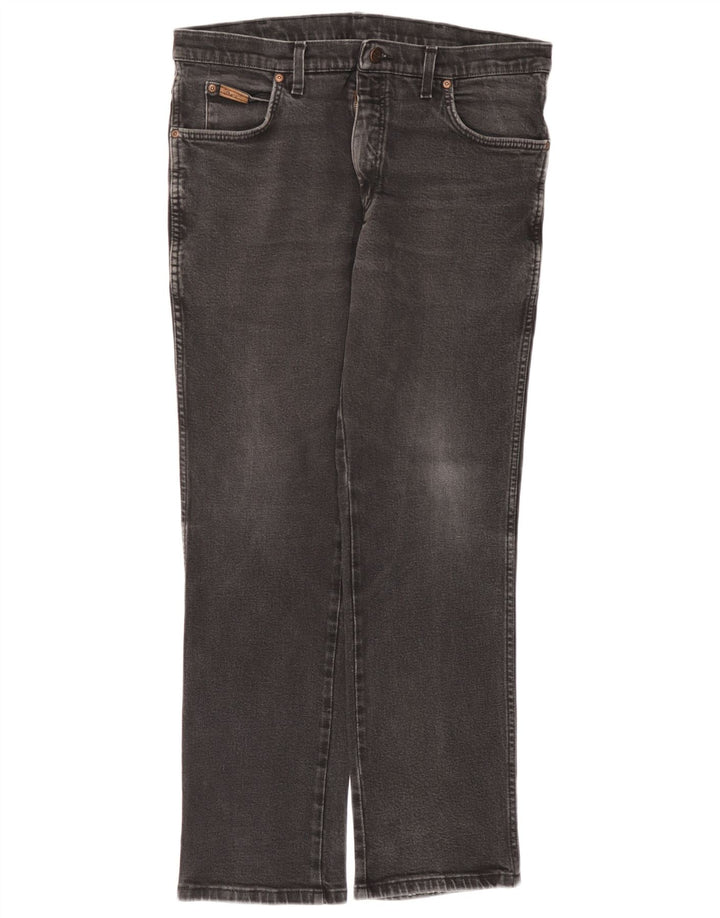 Wrangler Vaqueros rectos para hombre W36 L30 Algodón gris