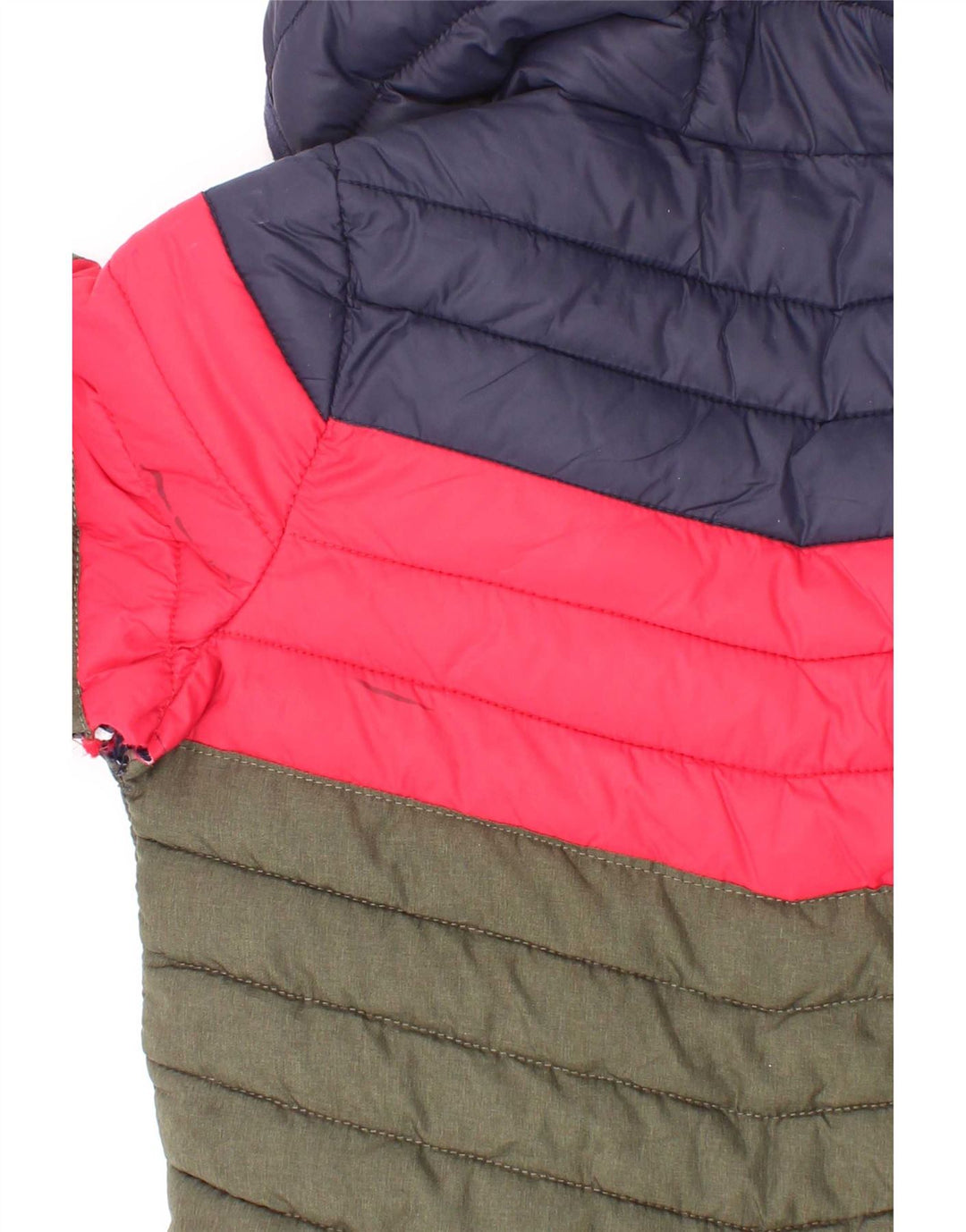 Joules Chaqueta acolchada con capucha para niño 3-4 años Verde Colorblock Poliamida