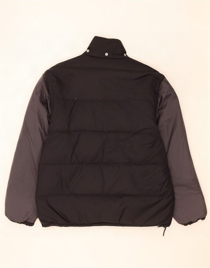 Adidas Chaqueta acolchada para hombre UK 40/42 Medium Black Colourblock Poliamida