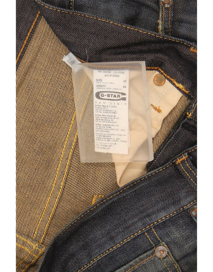 G-Star Hombre 3301 Vaqueros Rectos W34 L34 Azul