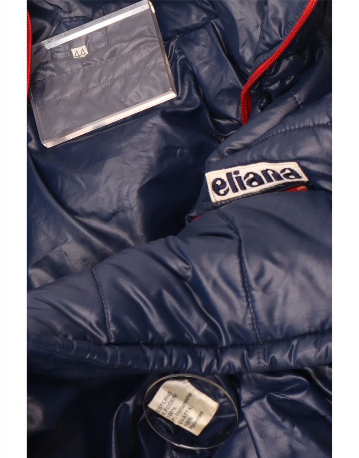 Anorak Mujer Eliana Con Capucha IT 44 Medium Azul Marino Poliamida