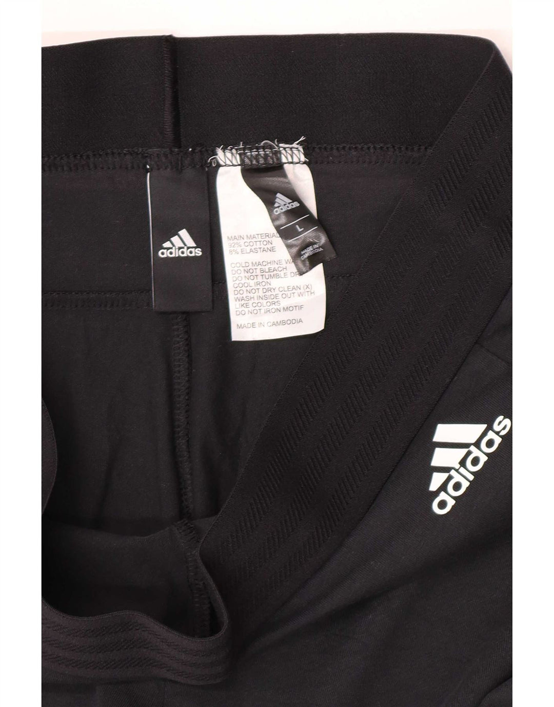Adidas Leggings para mujer Reino Unido 44 Grande Algodón negro