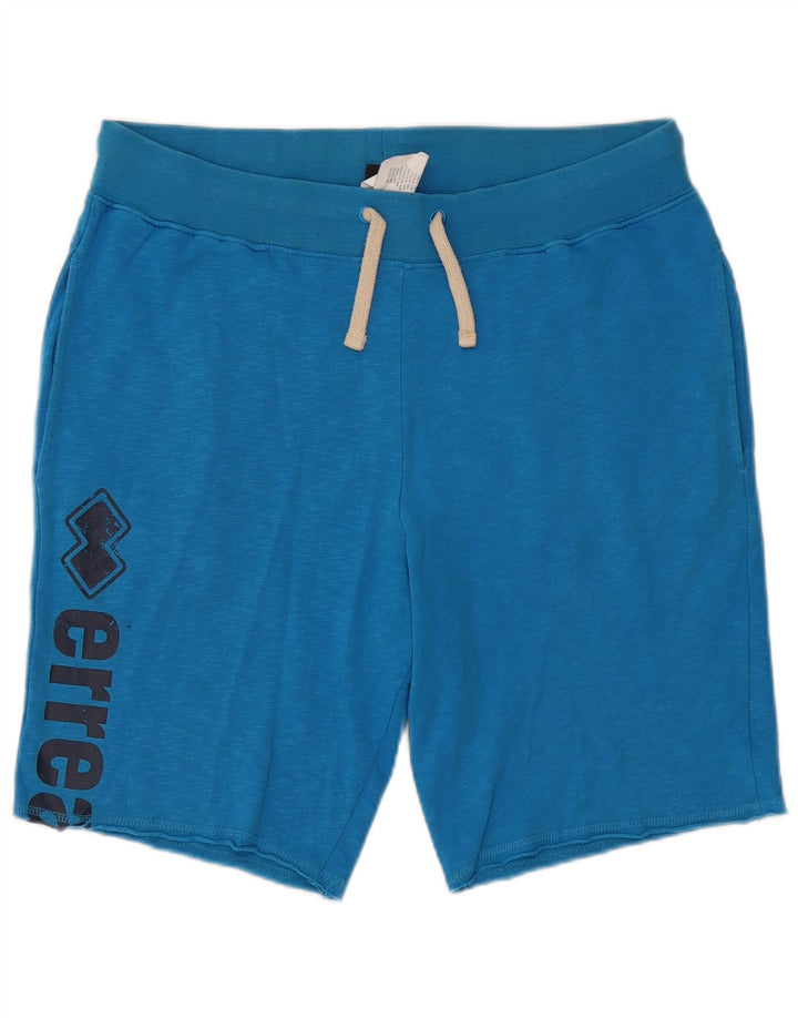 Errea Mens Graphic Sport Shorts XL Algodón Azul