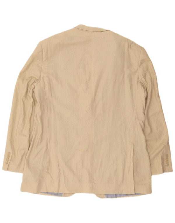 Marks & Spencer Chaqueta tipo blazer larga con 2 botones para hombre UK 38 Medium Beige