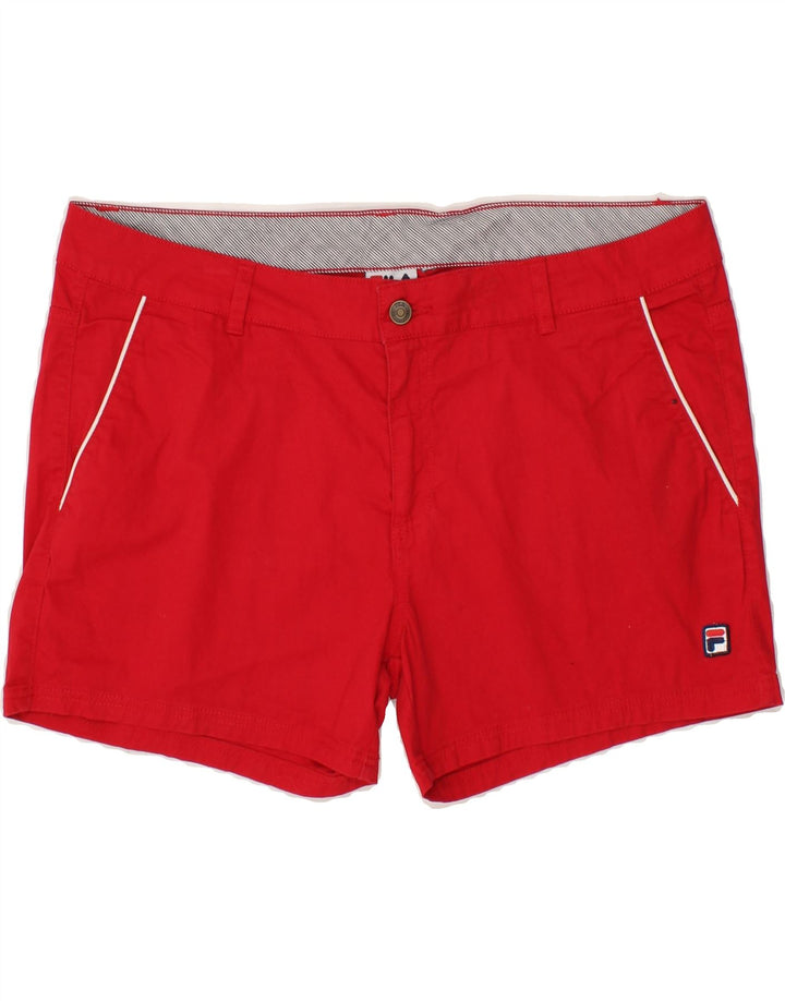 FILA Womens Chino Shorts  W38 XL Red Vintage Fila and Second-Hand Fila from Messina Hembry 