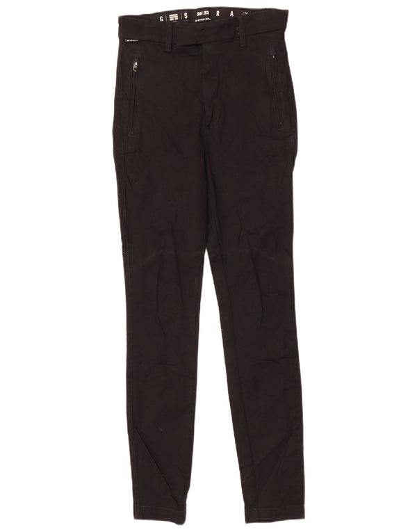 G-Star Pantalón de traje ajustado estilo cargo para hombre W28 L32 Algodón negro