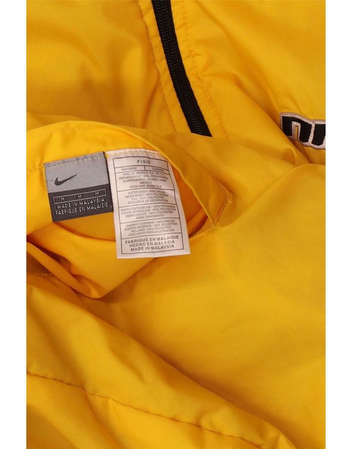 Nike Chaqueta reversible con capucha para hombre UK 38 Medium Yellow Nylon