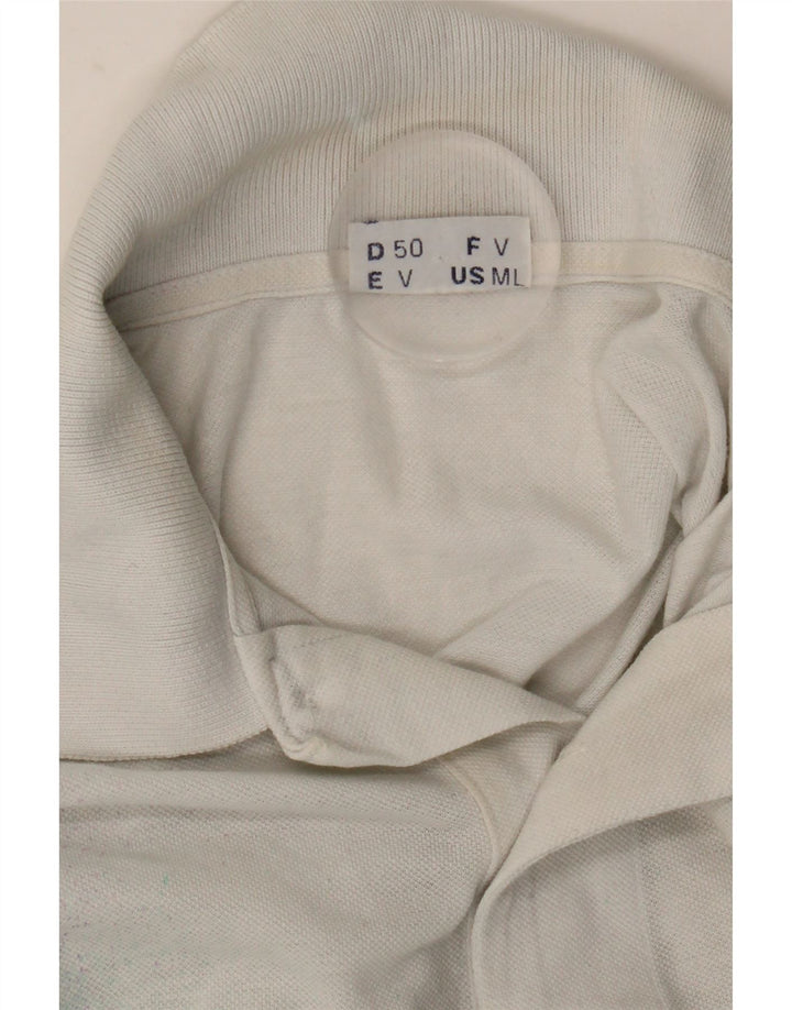 SERGIO TACCHINI Polo Hombre Algodón Tie Dye Blanco Medio