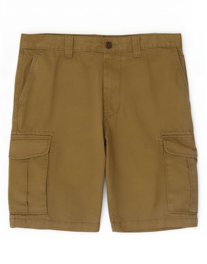 Marks & Spencer Shorts Cargo para Hombre W32 Algodón Caqui Medio