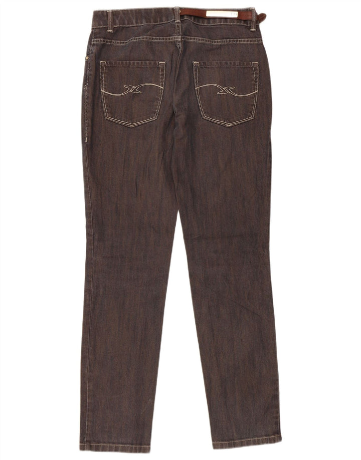 Vaqueros Trussardi Mujer Slim W25 L30 Marrón Algodón