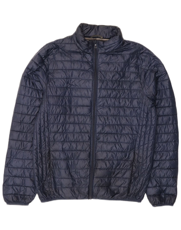 Tucano Urbano Chaqueta Acolchada Slim Fit Hombre UK 42 XL Poliamida Azul Marino