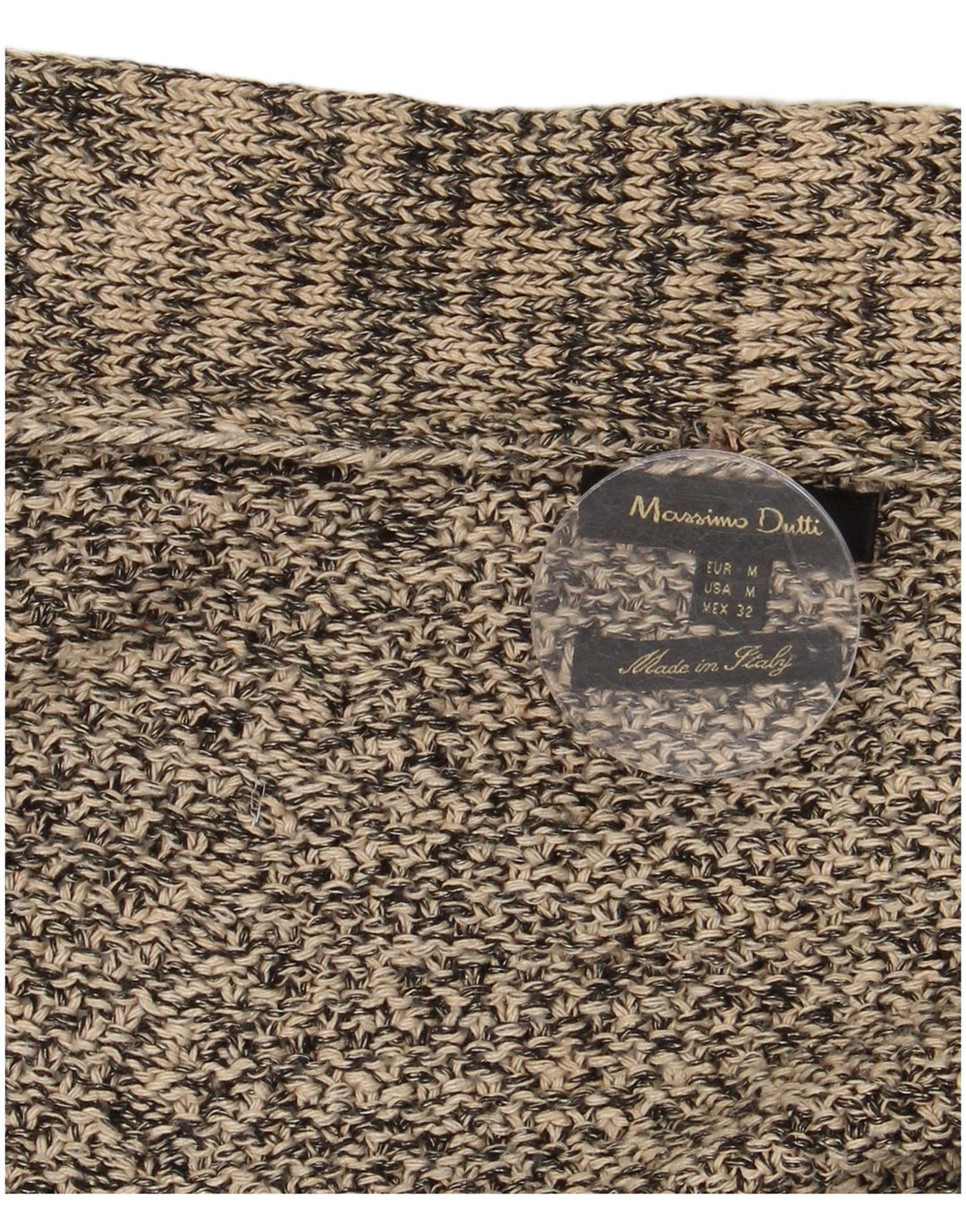Massimo Dutti Poncho Jumper para Mujer UK 44 Gris Medio Moteado
