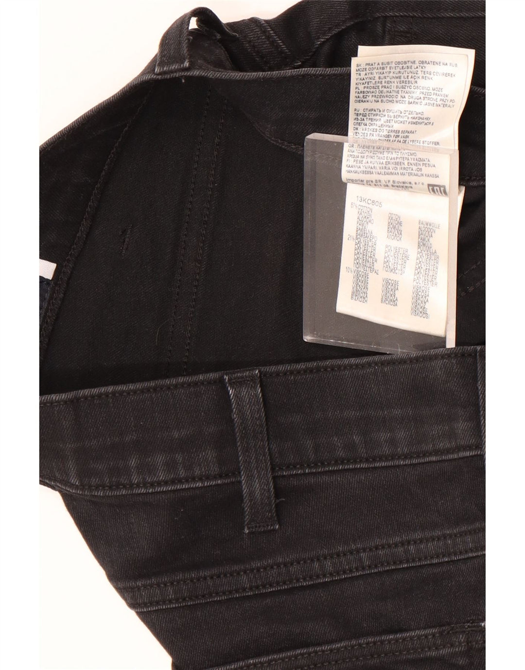 Wrangler Bryson Slim Jeans para Hombre W30 L28 Algodón Negro