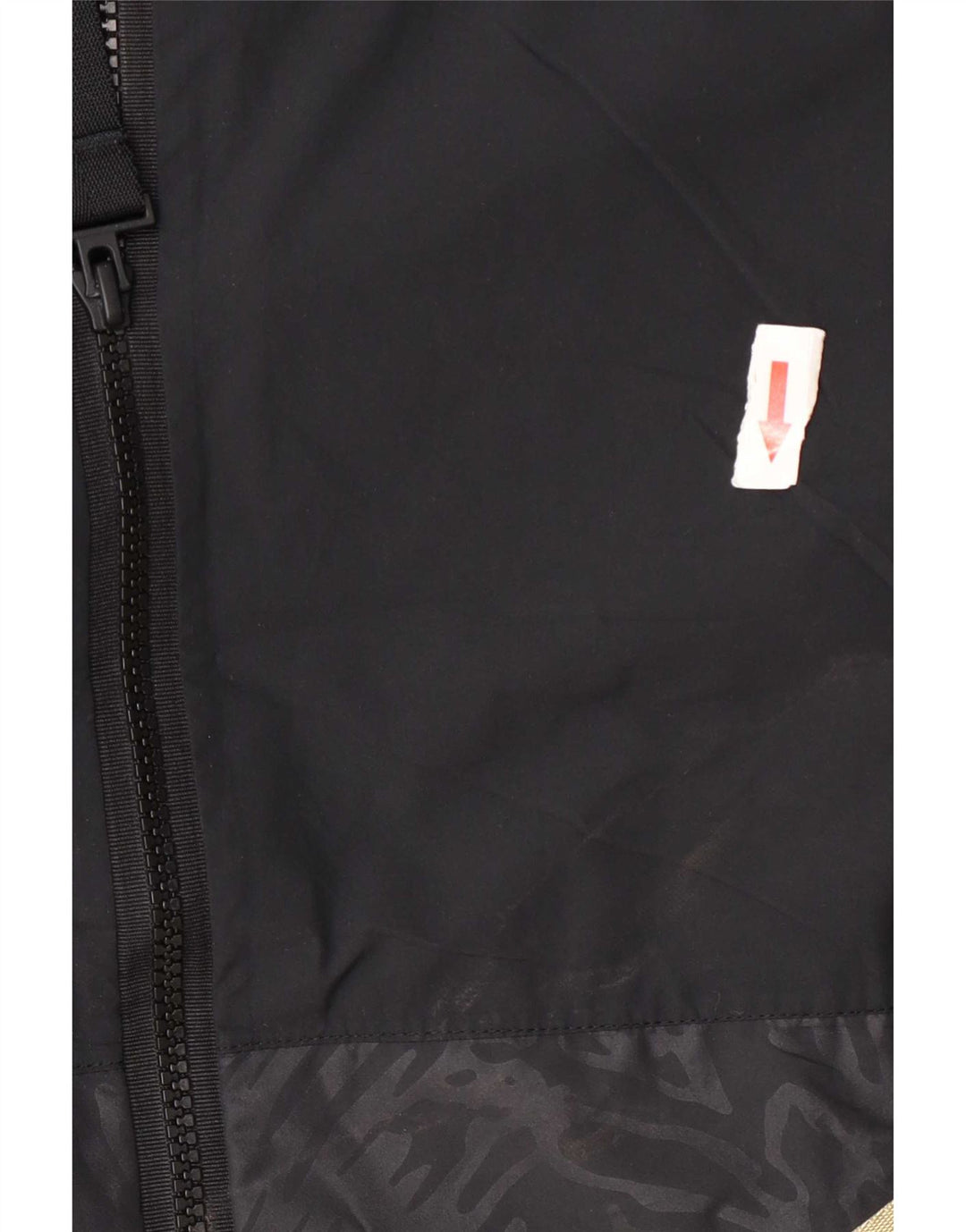 Adidas - Chaqueta impermeable con capucha para hombre, talla 40, color negro geométrico