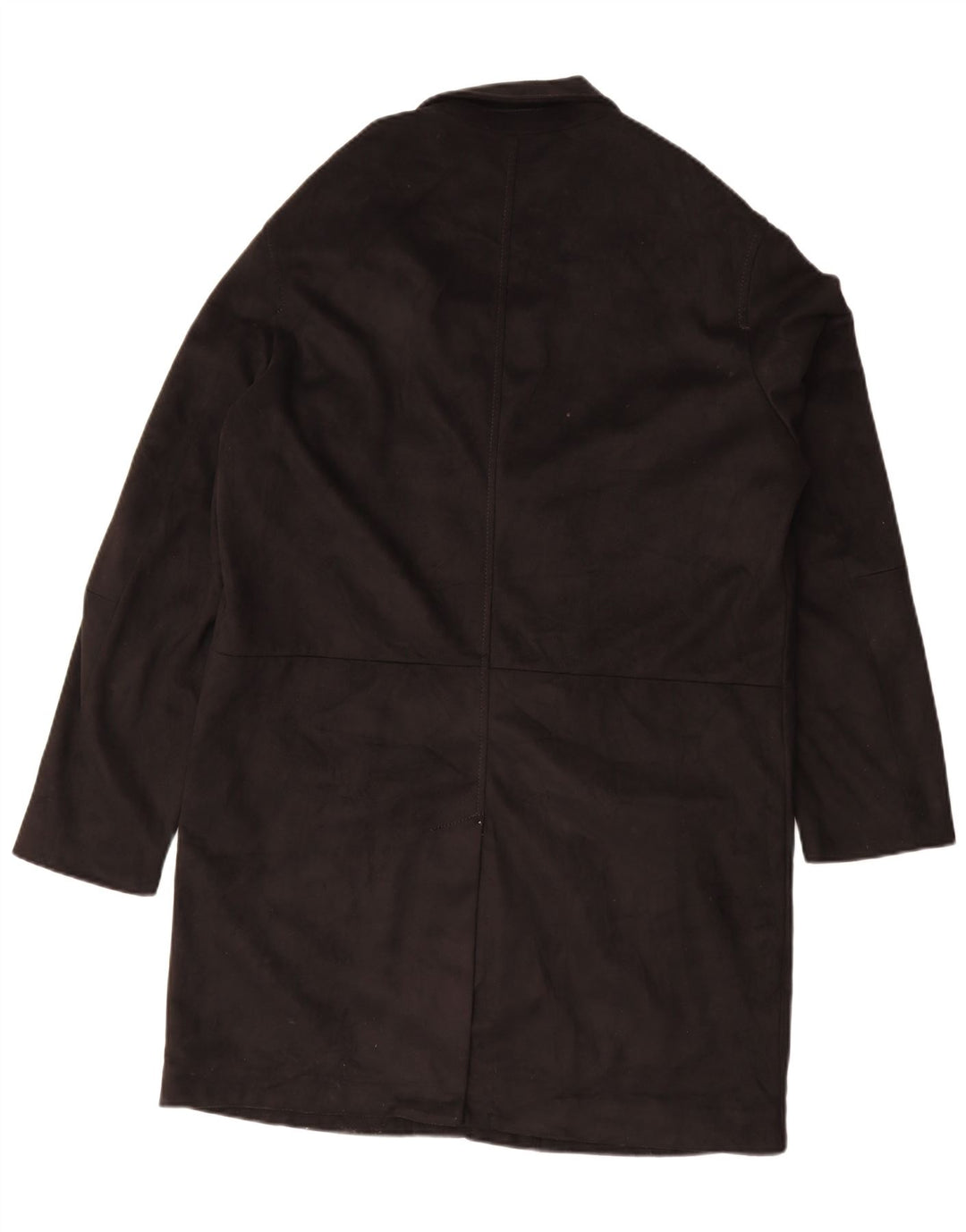 Zara Abrigo holgado para hombre UK 38 Mediano Poliéster negro
