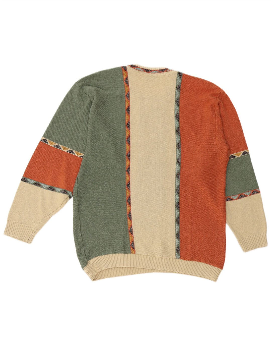 BERTO LUCCI Jersey De Cuello Redondo Hombre Grande Multicolor Geométrico