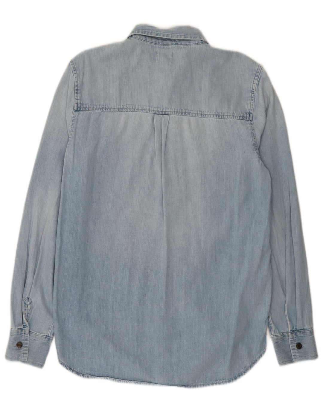Camisa vaquera extragrande para mujer Gap UK 6 XS Algodón azul