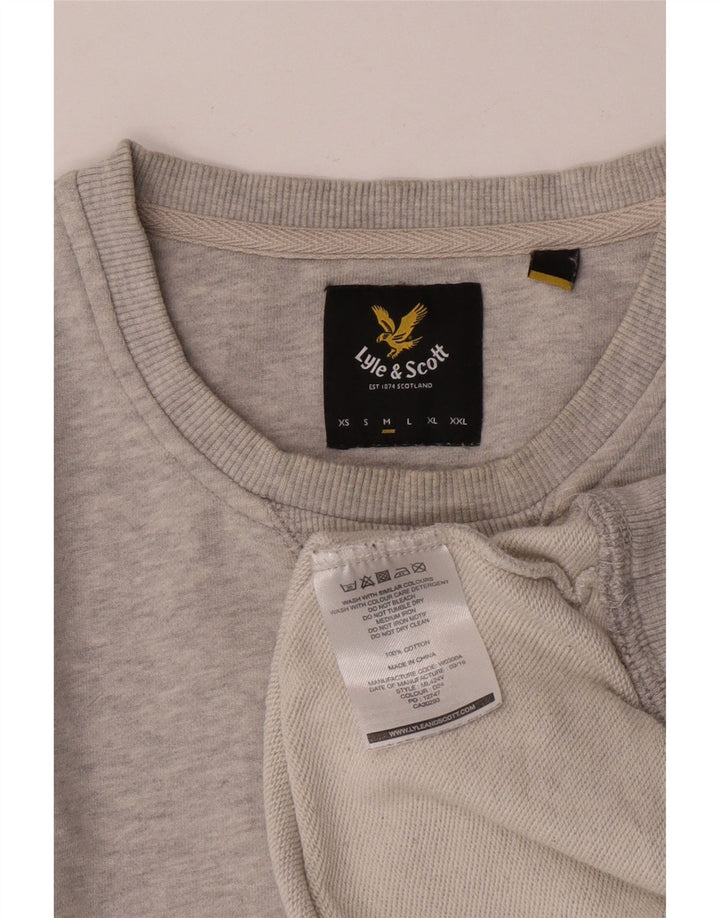 Sudadera Lyle & Scott Hombre Jersey tipo jersey de algodón gris medio