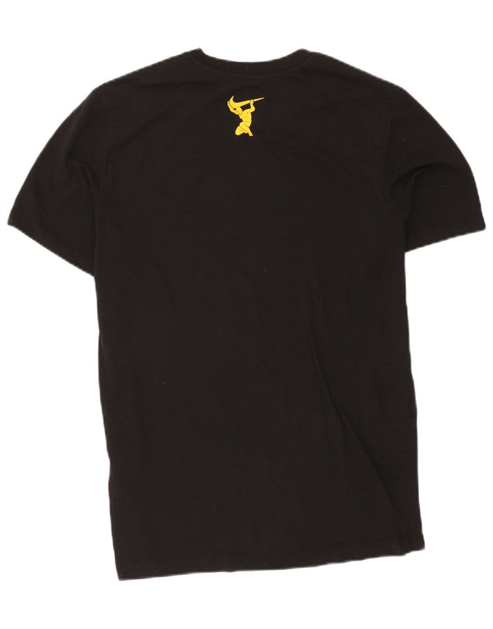 Nike Camiseta gráfica para mujer Top UK 44 Mediano Negro Poliéster