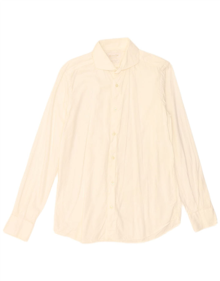 Camisa Massimo Dutti Hombre Talla 39 Mediana Blanca
