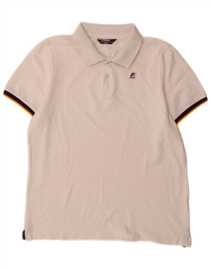 K-Way Polo Hombre Blanco Mediano