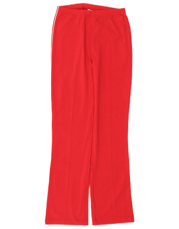 Reebok Pantalones de chándal para mujer UK 12 Medium Red Nylon
