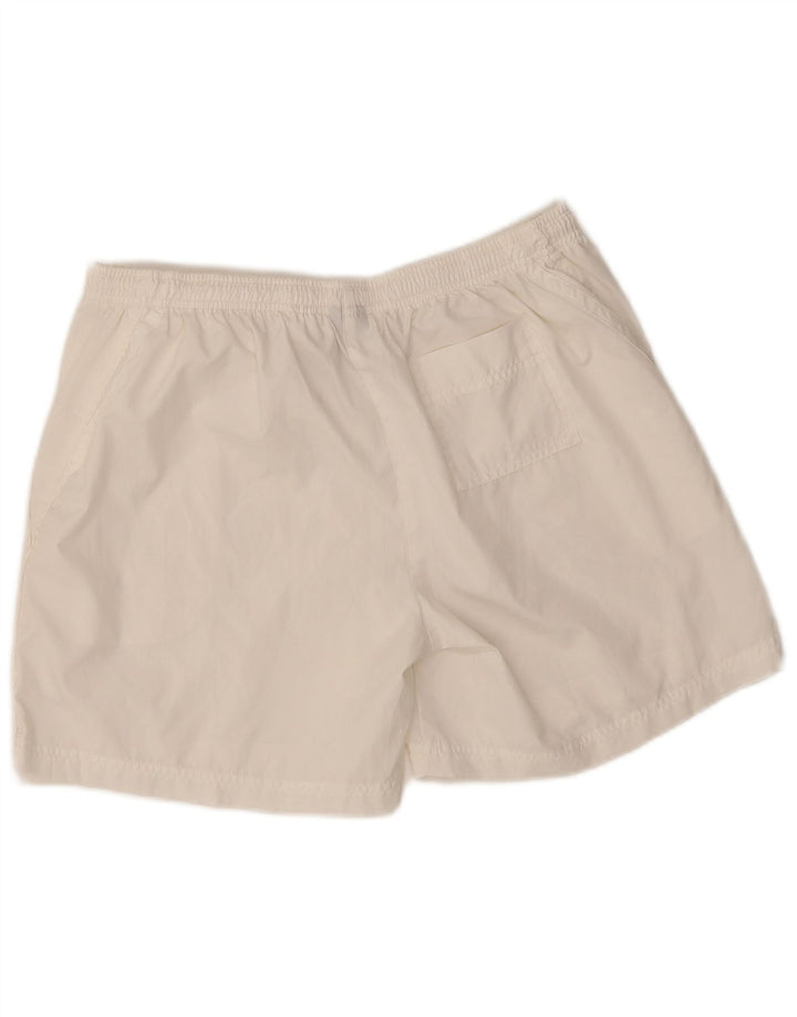 Nike Pantalones cortos deportivos para mujer UK 14/16 Grande Blanco Poliéster