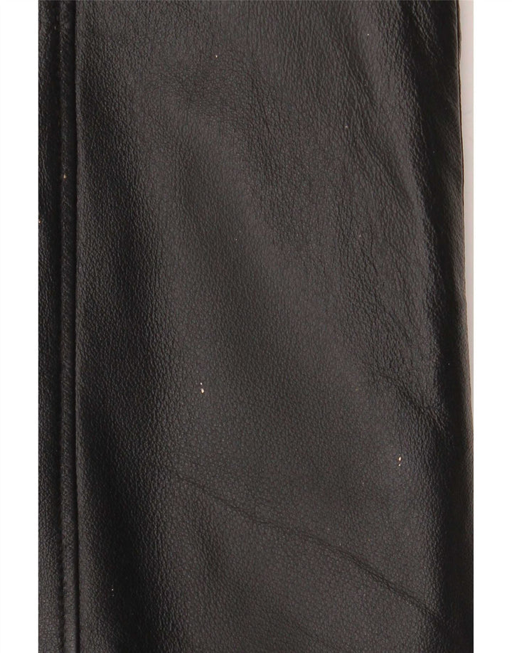 TCM Abrigo de cuero para mujer UK 42 Cuero negro mediano