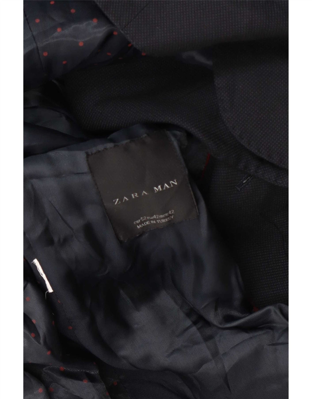 Zara Chaqueta tipo blazer de 2 botones para hombre EU 52 Grande Azul marino