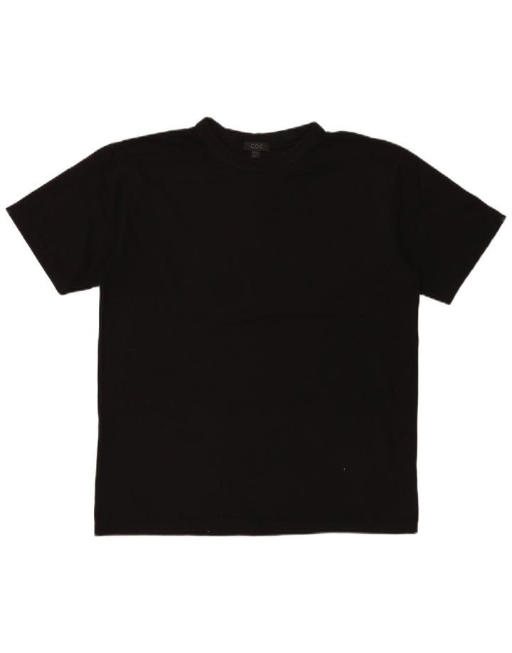 Cos camiseta para hombre Top pequeño algodón negro