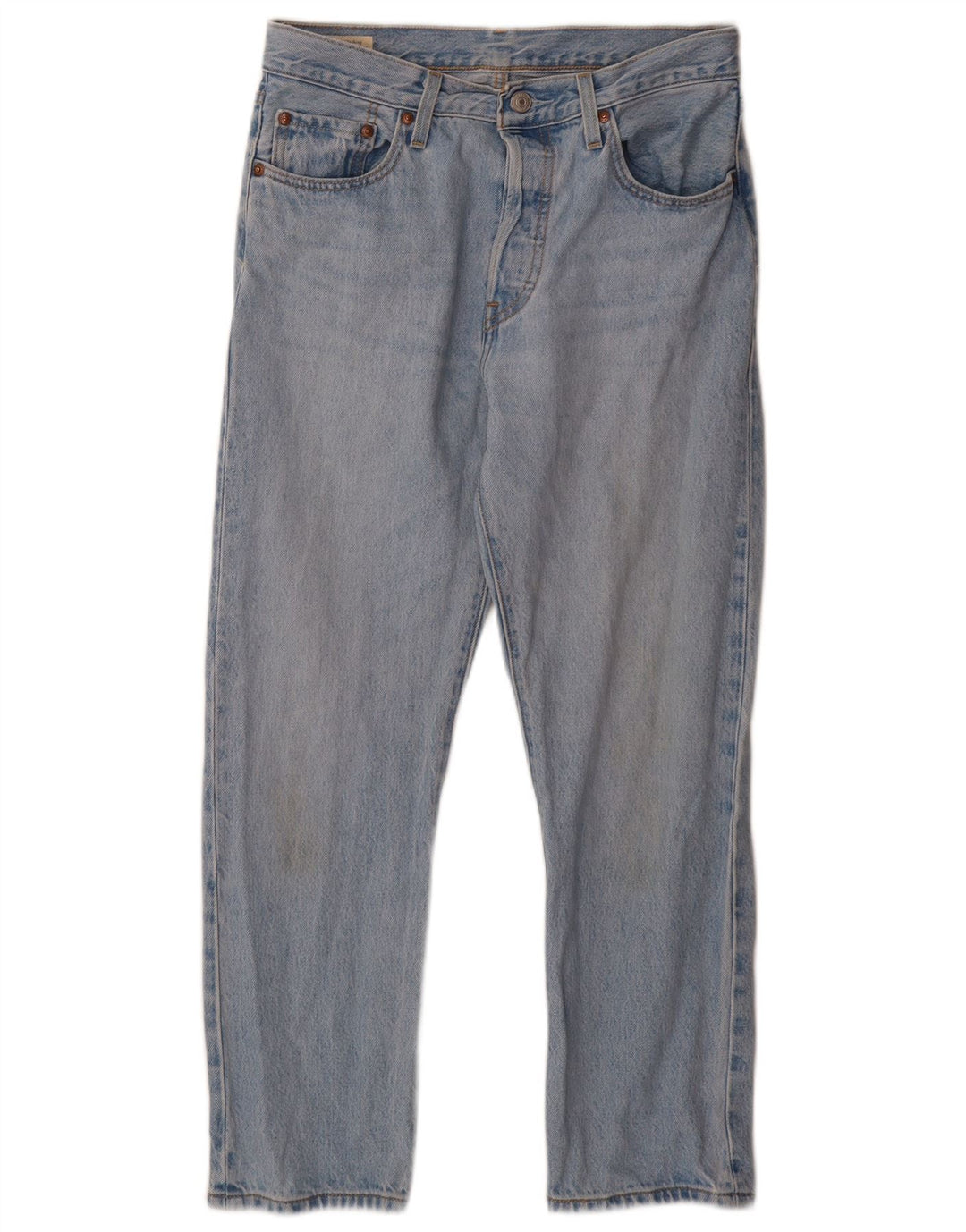 LEVI'S Jeans rectos 501 para hombre W28 L26 Algodón azul