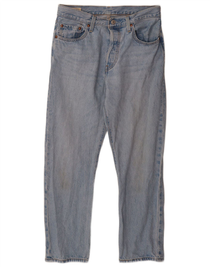 LEVI'S Jeans rectos 501 para hombre W28 L26 Algodón azul