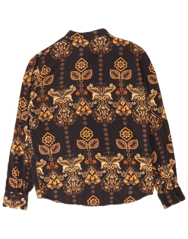 ADON Camisa Hombre Small Black Paisley