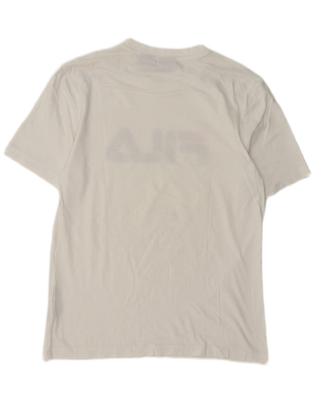 Fila Camiseta gráfica para hombre Top Small White Cotton