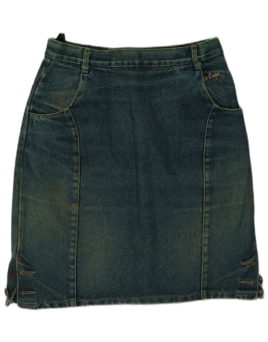 Falda vaquera Lee Cooper para mujer IT 42 Medium W26 Algodón verde
