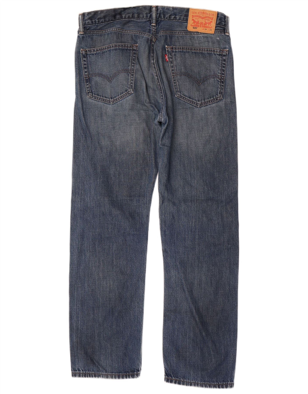 Levi's Vaqueros rectos 505 para hombre W34 L32 Algodón azul