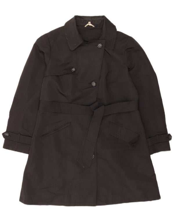 Marks & Spencer Gabardina para mujer UK 46 Grande Poliéster negro