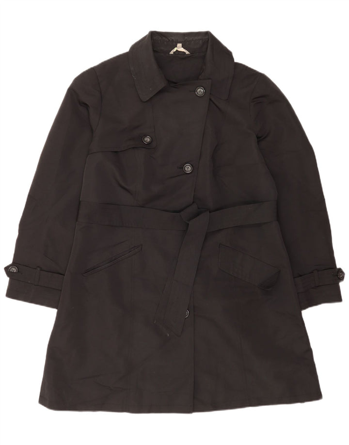 Marks & Spencer Gabardina para mujer UK 46 Grande Poliéster negro