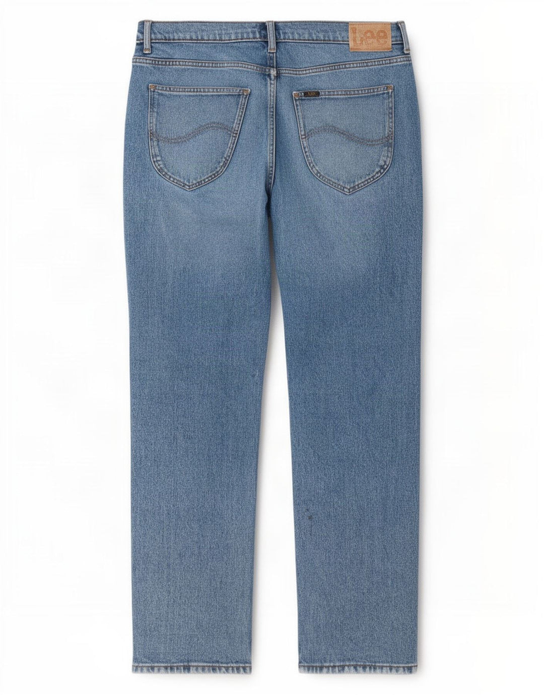 Lee Vaqueros Rectos West para Hombre W34 L32 Algodón Azul