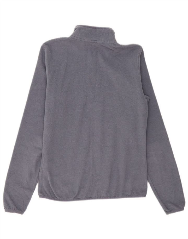 The North Face Jersey de forro polar con cuello y cremallera para mujer Reino Unido 10 Pequeño poliéster gris