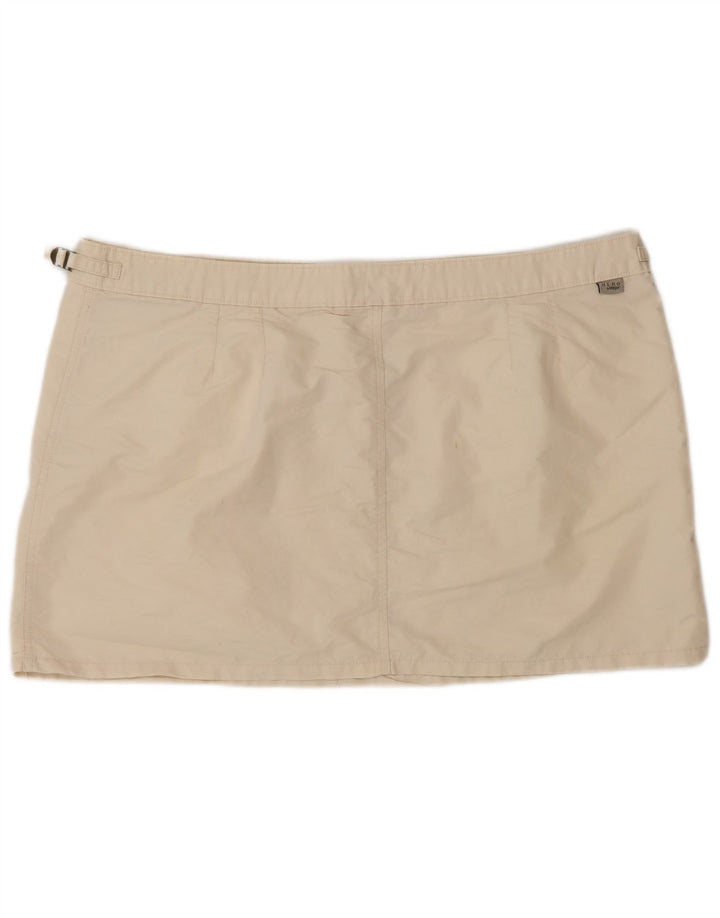 Minifalda Wrangler Mujer W38 XL Algodón Beige